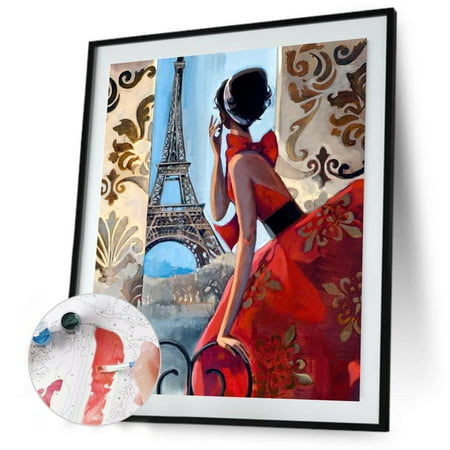 Girl Holding Hand Beside The Road 40 x 50 cm Painting By Numbers Kit On Canvas Girl Holding Hand Beside The Road 40 x 50 cm Painting By Numbers Kit On Canvas